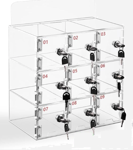 充電機能付きスマホ保管ロッカー